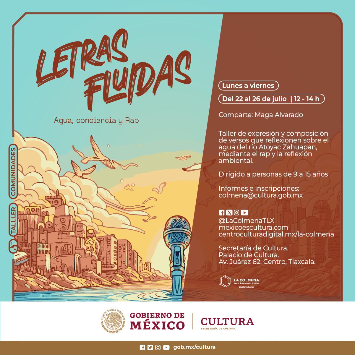 La Colmena invita a participar en el taller de música 'Letras Fluidas: Agua, conciencia y Rap'